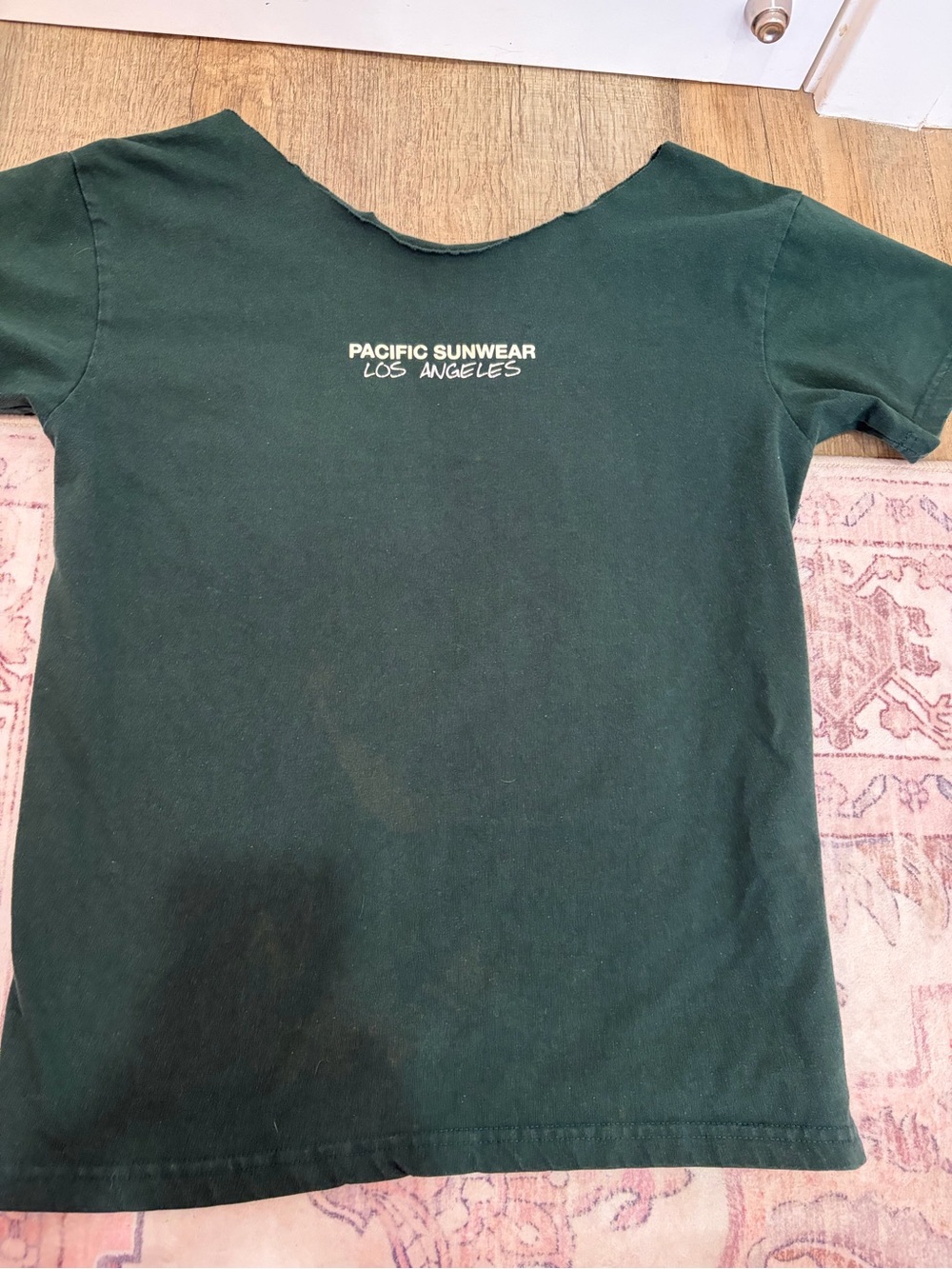 Pacific Sunwear Green Logo Tee